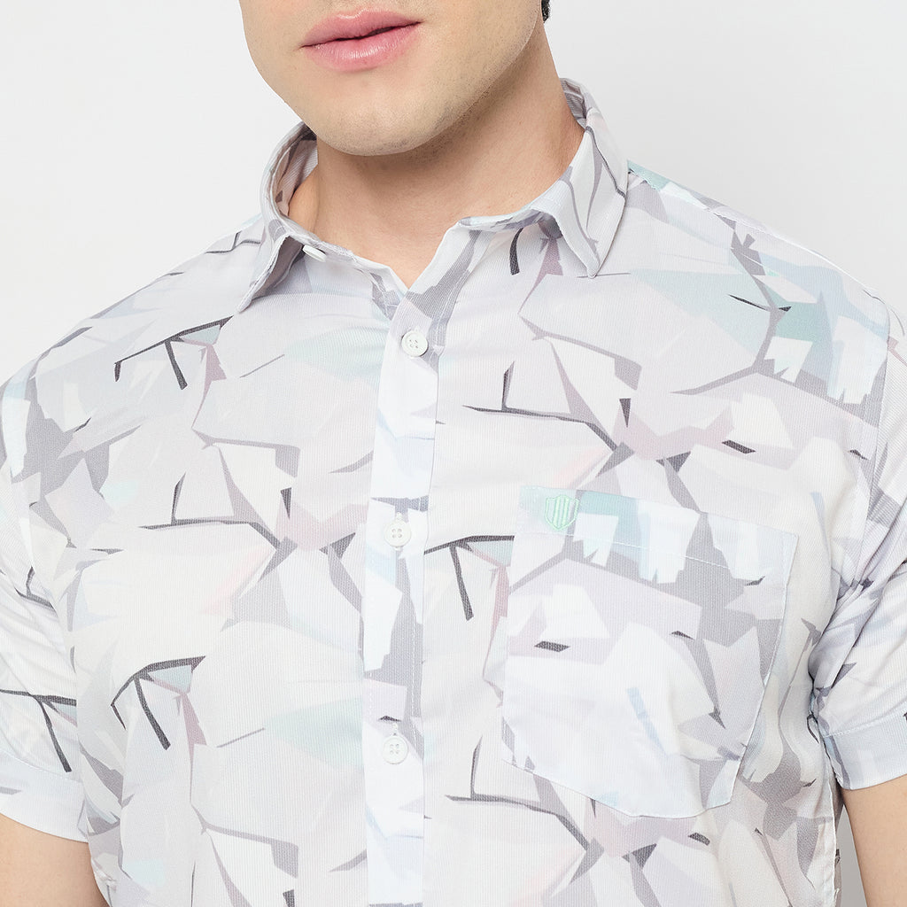 Duke Urban Men Half Sleeve Cotton Shirt (SDO2PRN)