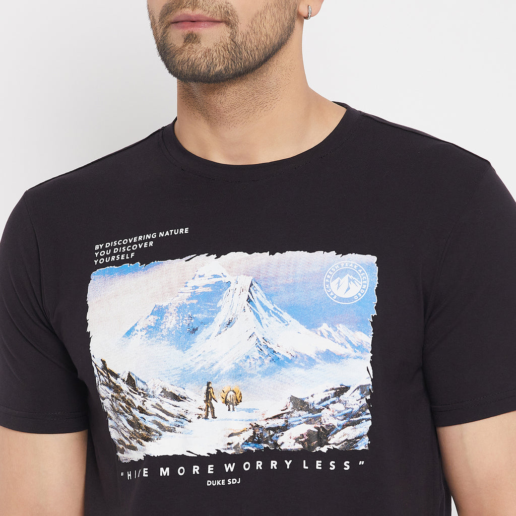 Duke Stardust Men Half Sleeve Cotton T-shirt (MLF5746)