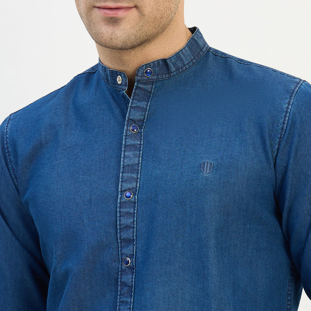 Duke Urban Men Full Sleeve Cotton Shirt (SDO9PLIB)
