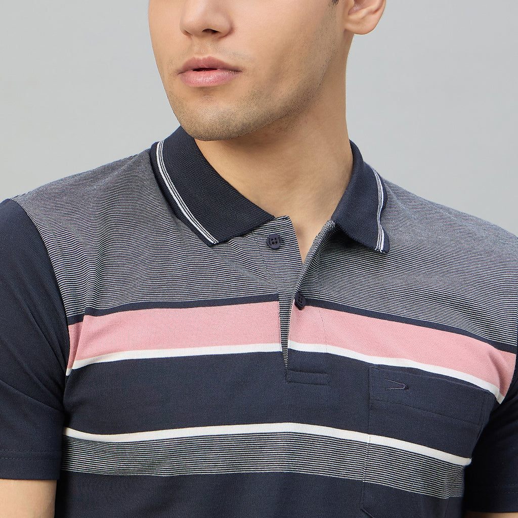 Duke Men Half Sleeve Cotton Regualr Fit Casual T-shirt (MLF1176)