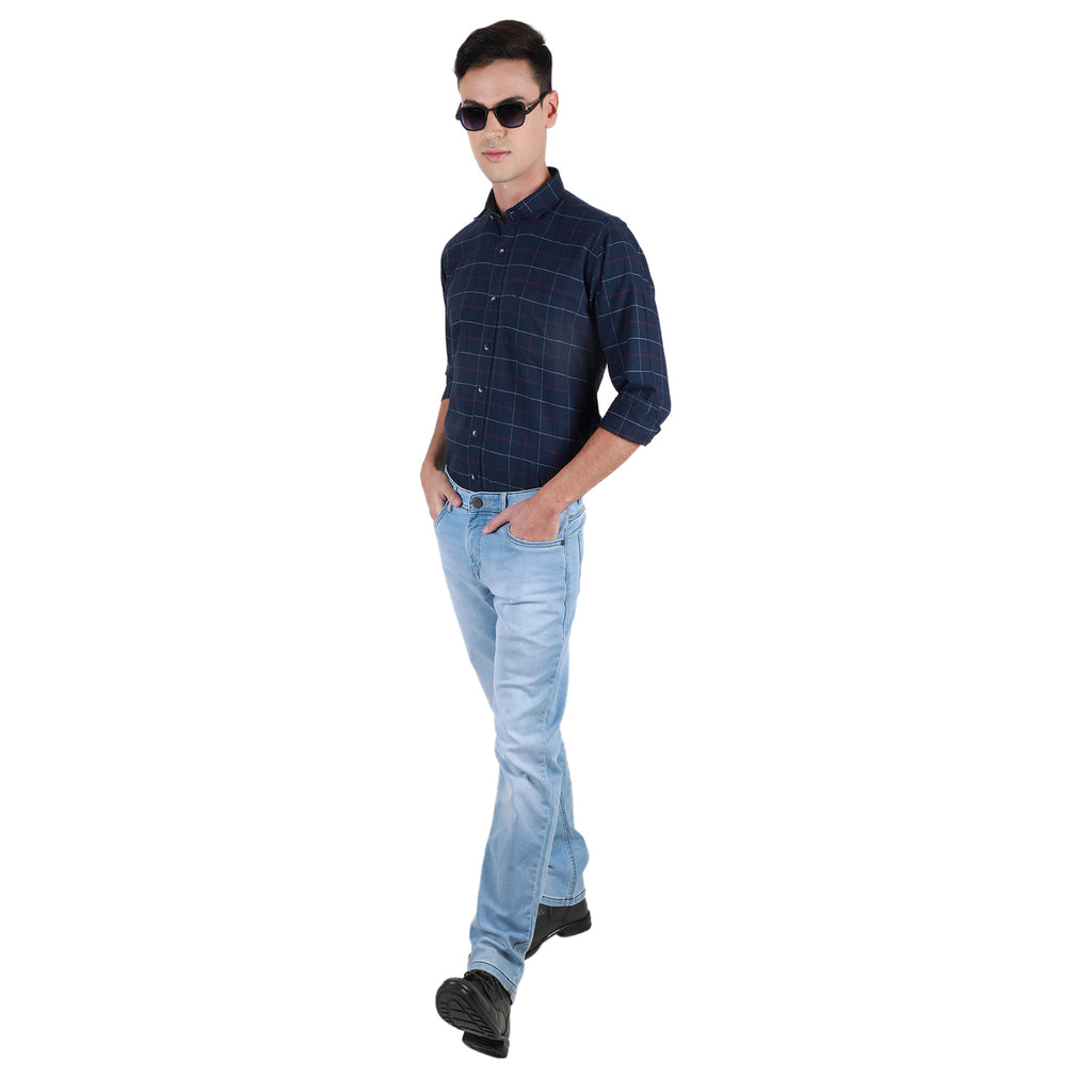 Duke Urban Men Full Sleeve Cotton Shirt (SDO8CKOD)
