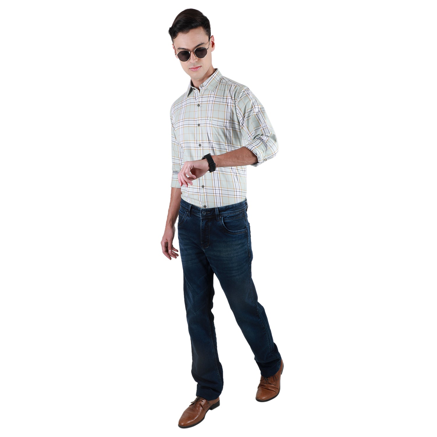 Duke Stardust Men Full Sleeve Cotton Shirt (SDO6CKQ)