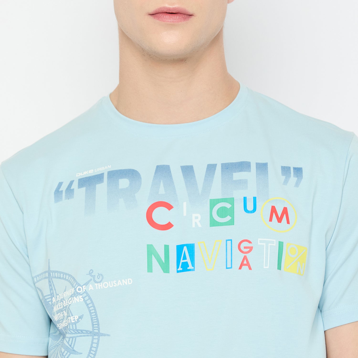 Duke Urban Men Half Sleeve Cotton Tshirt (LF7217)