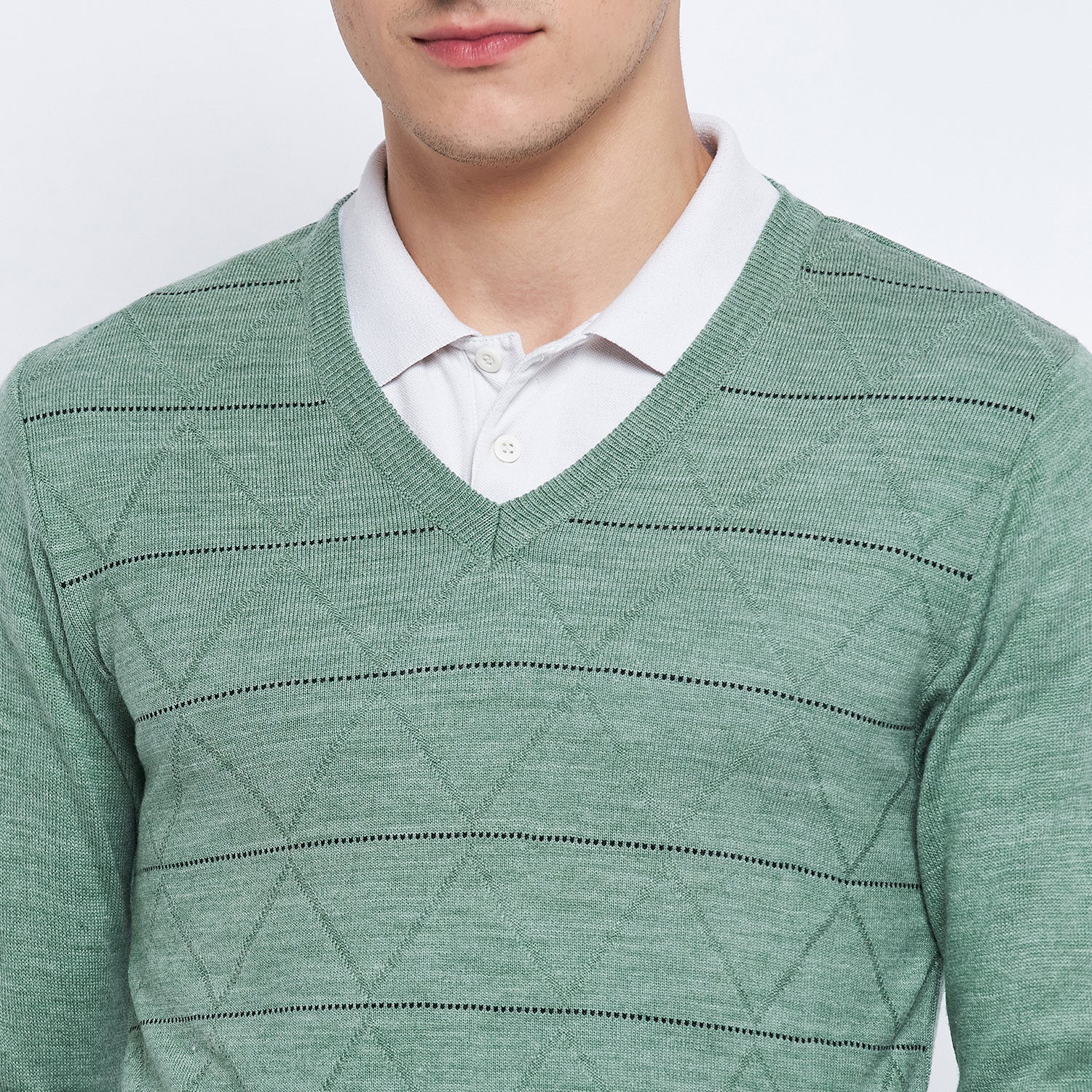 Duke Urban Men Full Sleeve V-Neck Sweater (SDS8089)
