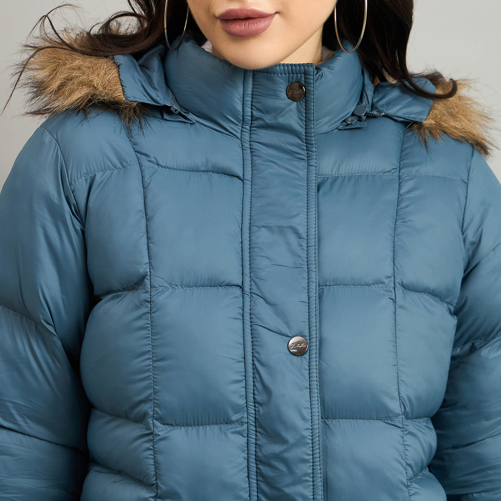 Duke Urban Women Short Style Hooded Bomber Jacket (SDZ4145)