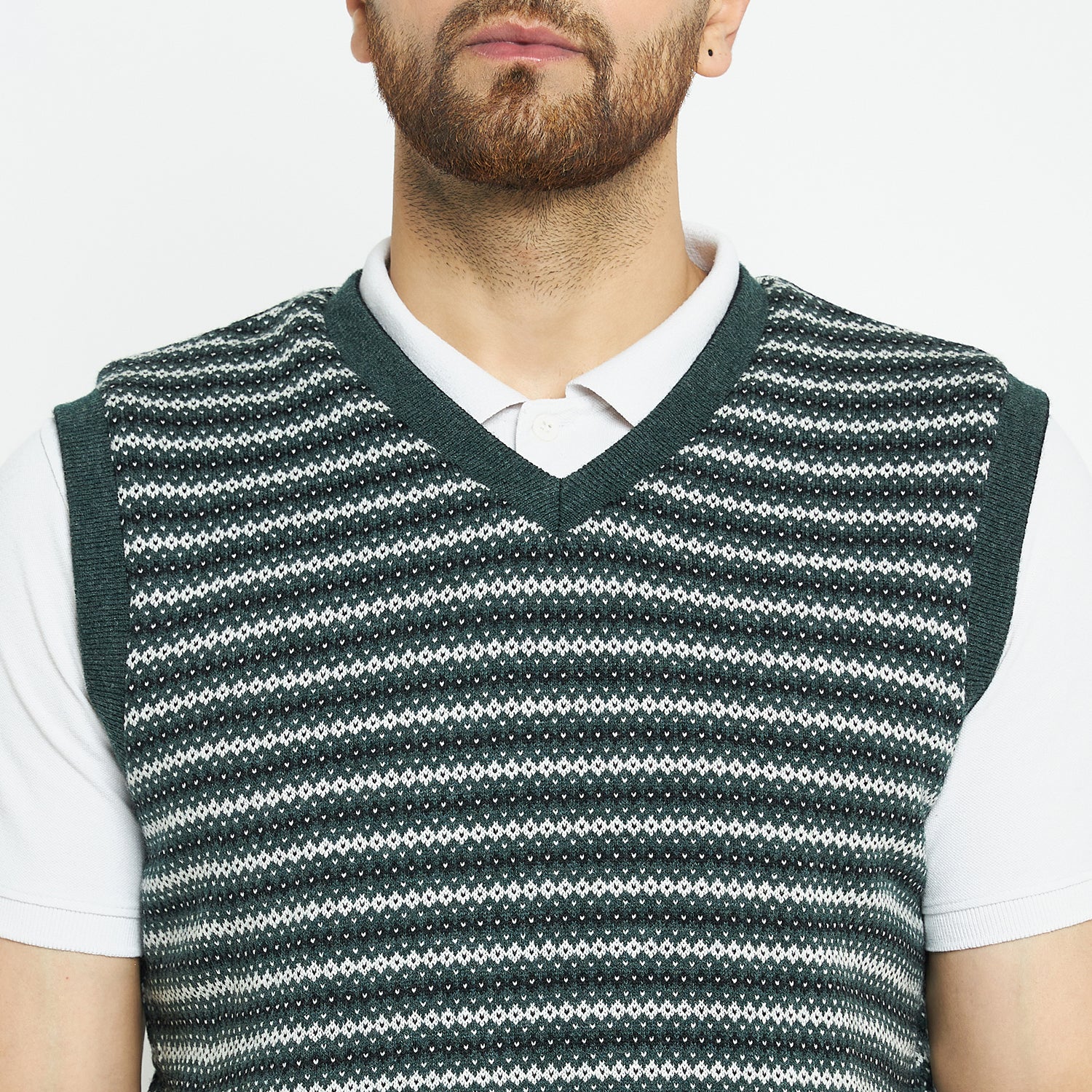 Duke Urban Men Sleeveless Regular Fit Reversible Sweater (SDS2173)