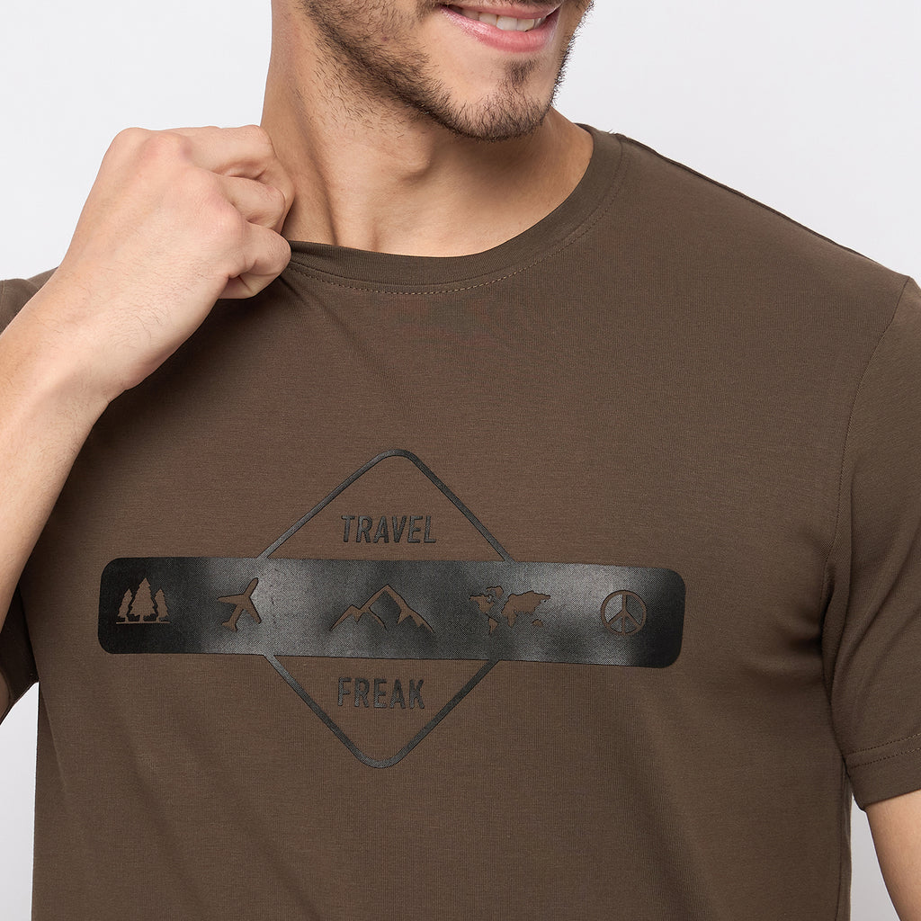 Duke Urban Men Half Sleeve Cotton T-shirt (LF7296)
