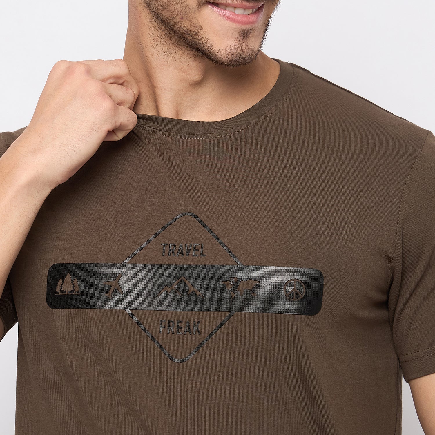 Duke Urban Men Half Sleeve Cotton T-shirt (LF7296)