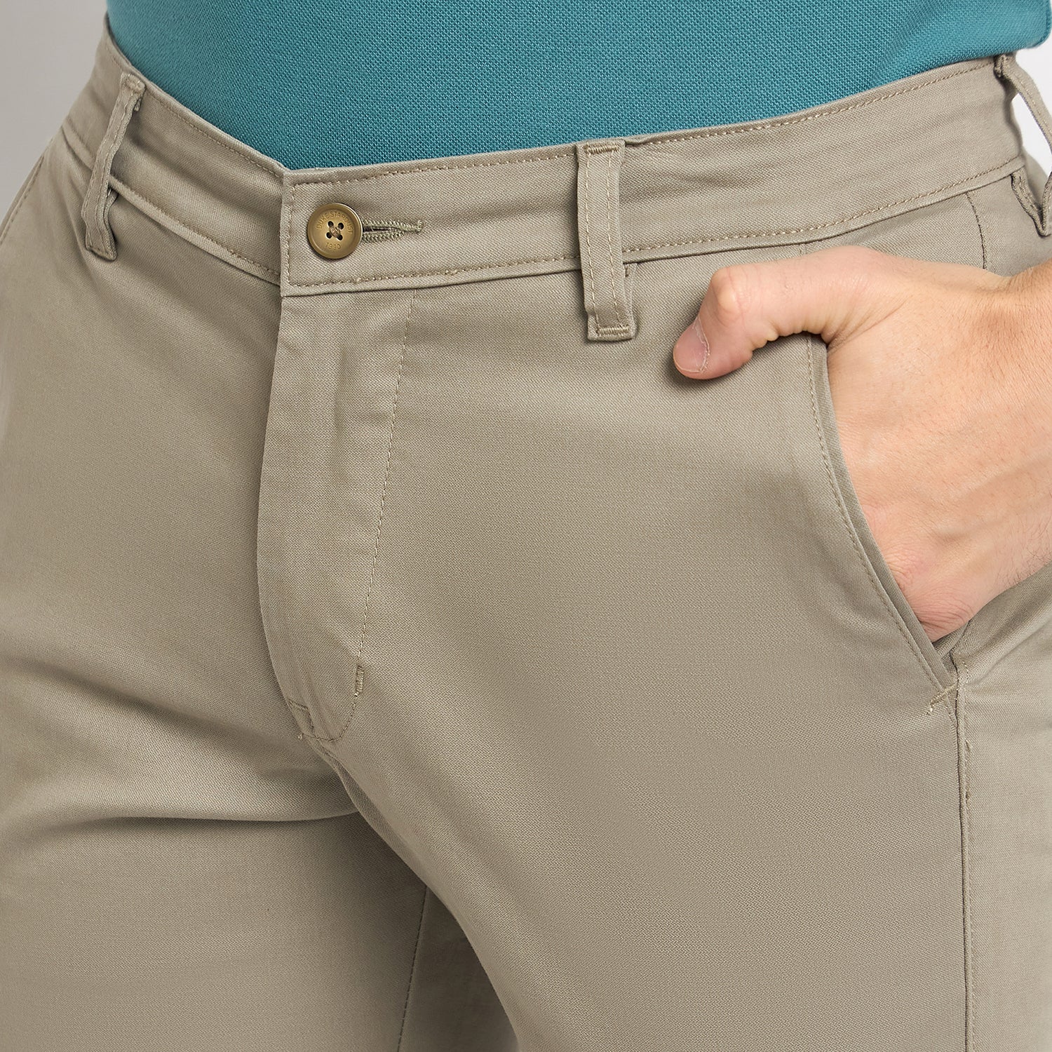 Duke Urban Men Flatfront Narrowfit Chinos Trousers (SDT4626)