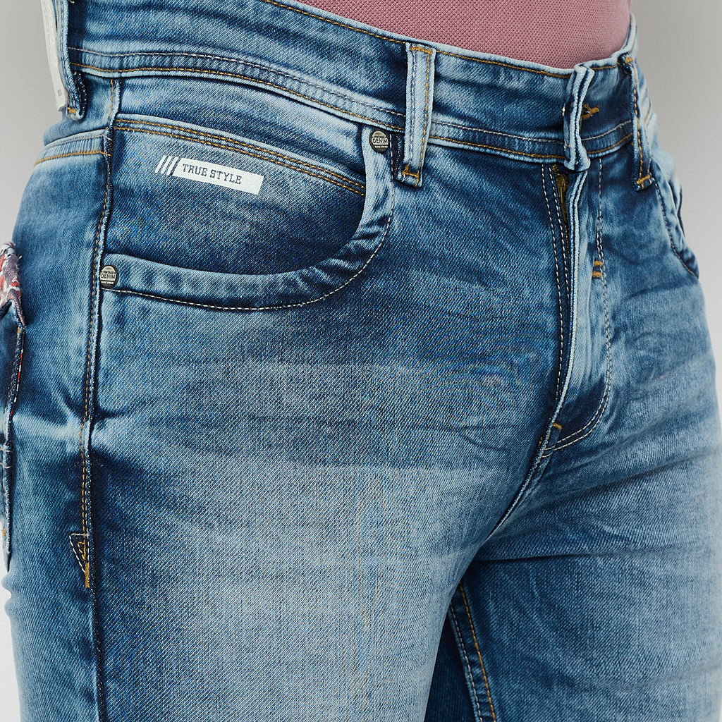 Duke Urban Men Slim Fit Stretchable Jeans (SDD5690S)