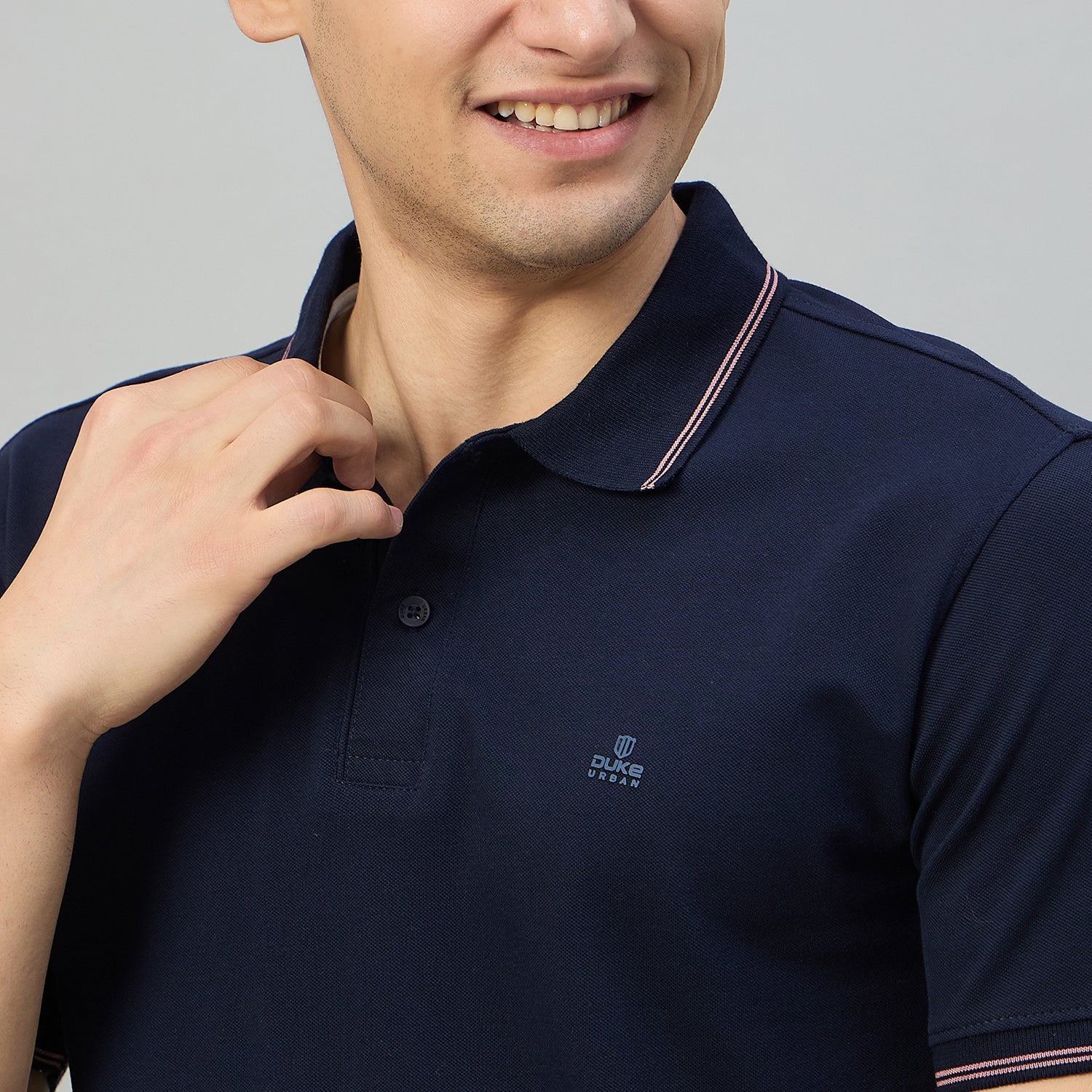 Duke Men Half Sleeve Cotton Smart Fit Casual T-shirt (SD73)