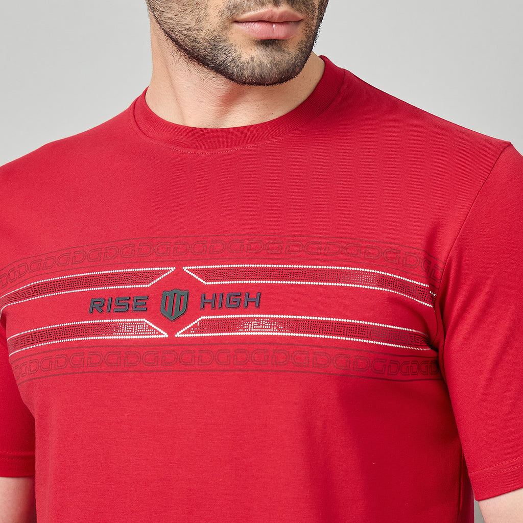 Duke Urban Men Half Sleeve Cotton Tshirt (LF7542)