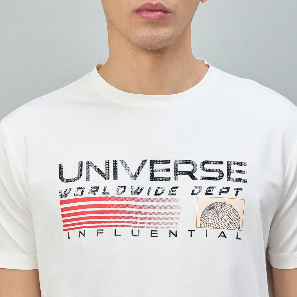 Duke Urban Men Graphic Print Half Sleeve Round Neck Casual Tshirt (LF7537)