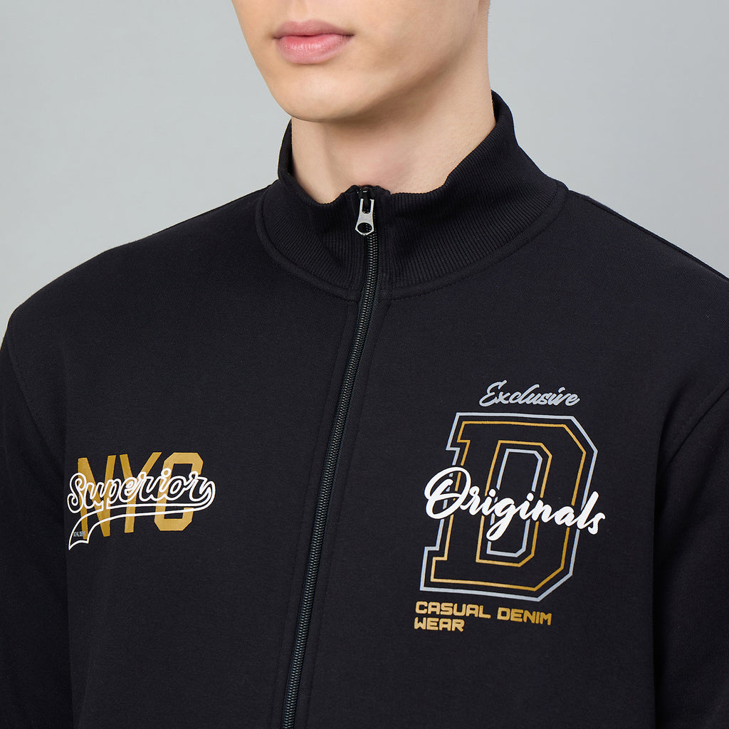 Duke Urban Men Full Zip Regular Sweathirt (LF6378)