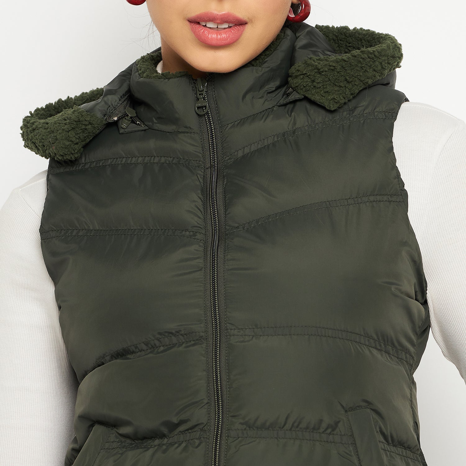 Duke Urban Women Sleeveless Jacket (SDZ4043)