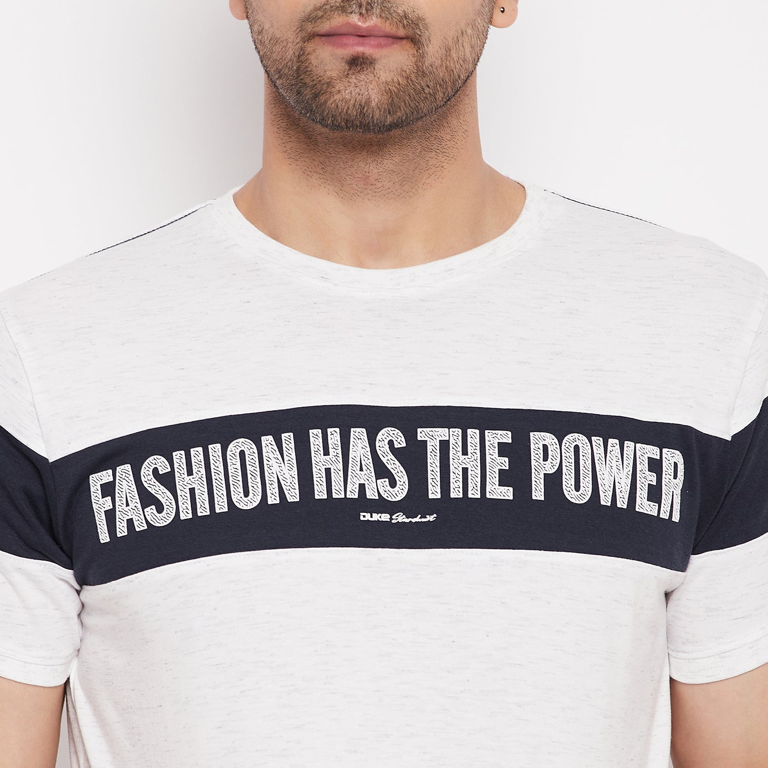 Duke Stardust Men Round Neck Half Sleeve Cotton T-shirt (LF5829)