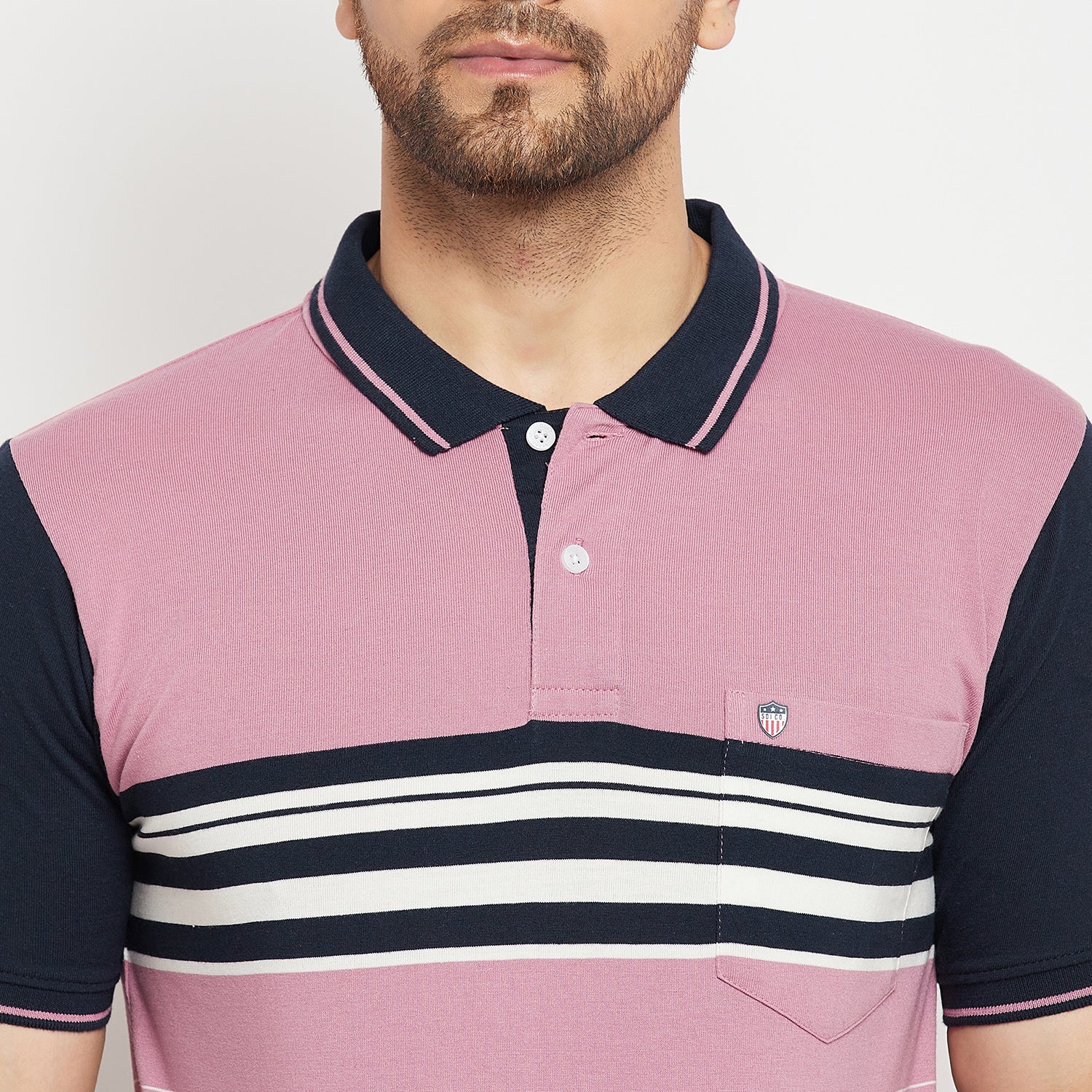 Duke Stardust Men Half Sleeve Polo Neck Cotton T-shirt (LF5721)