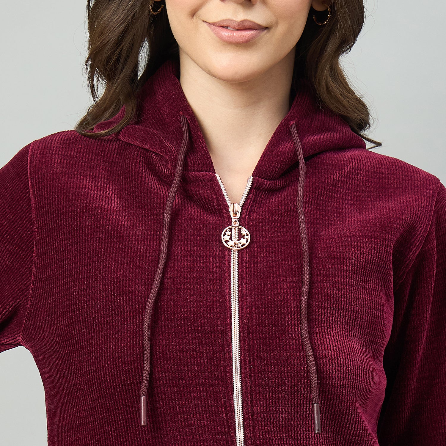 Duke Urban Women Full Sleeve Hooded Sweatshirt (LFX1006)