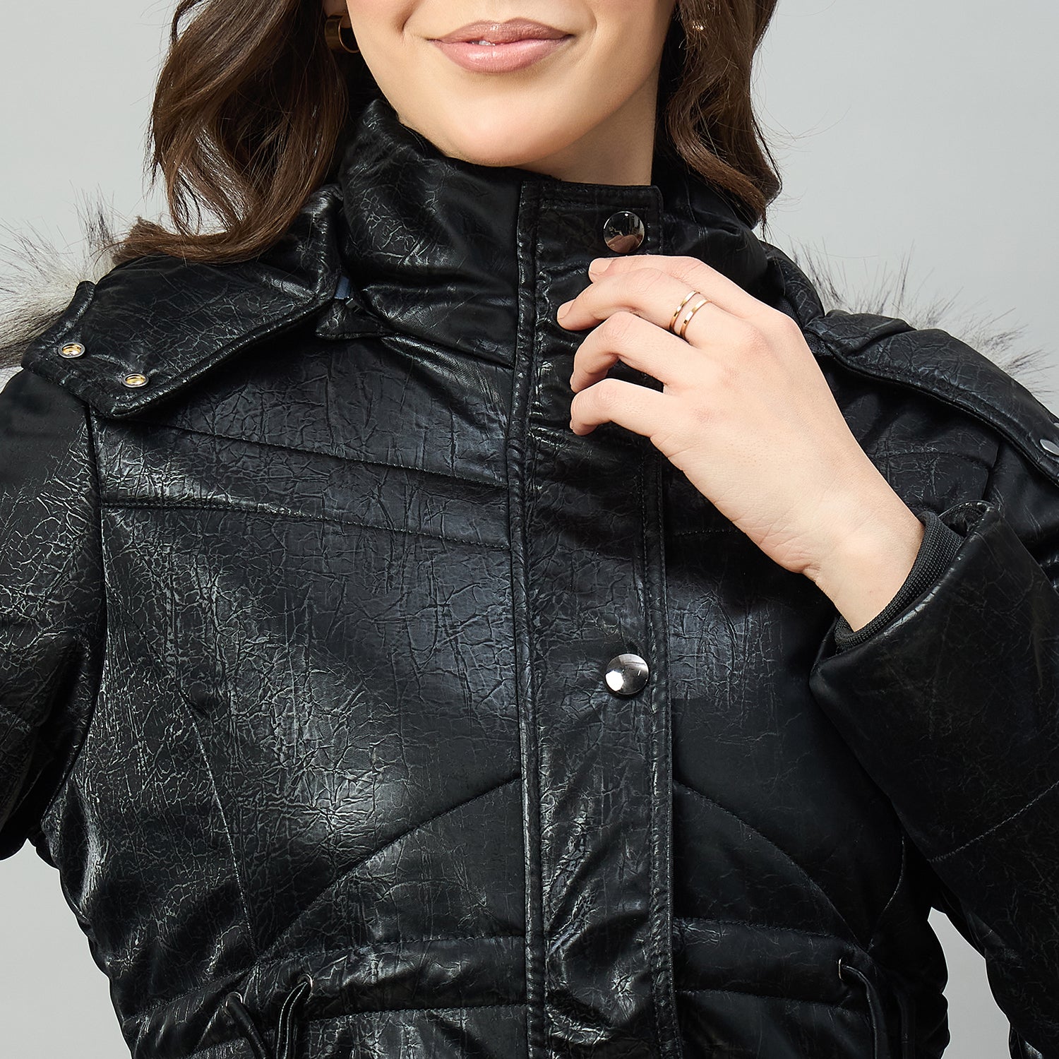 Duke Urban Women Short Style Long Length Jacket (SDZ4275)