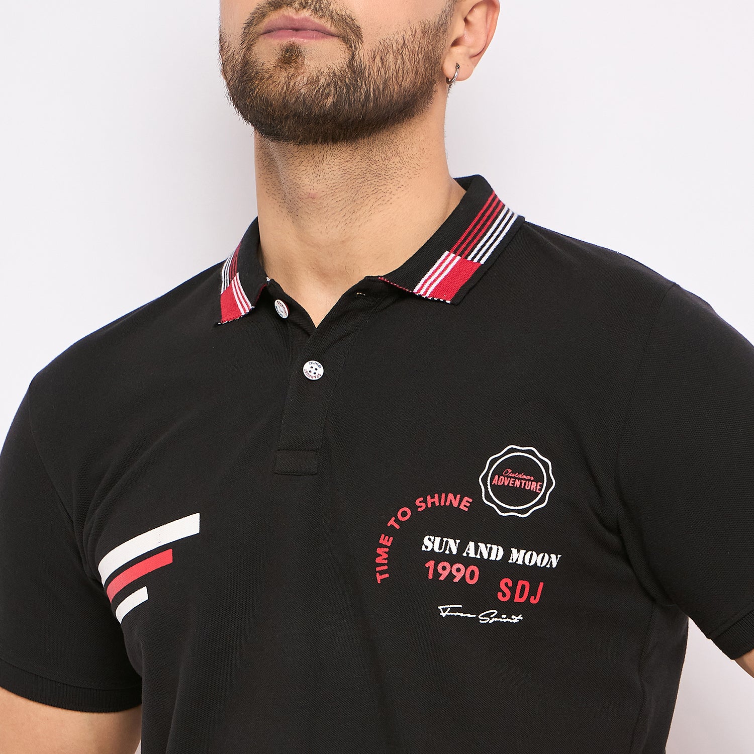 Duke Urban Men Half Sleeve Cotton T-shirt (LF5896)
