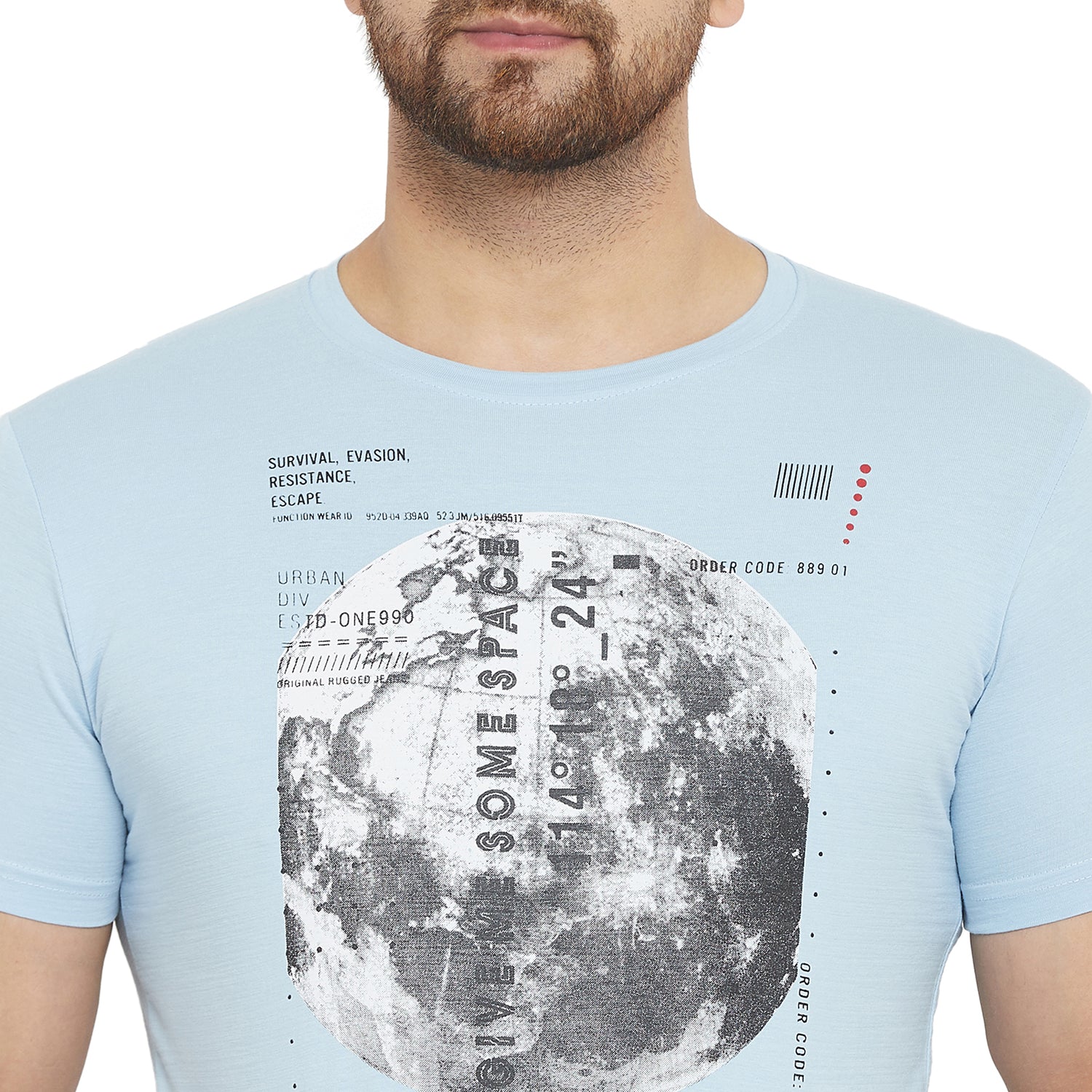 Duke Stardust Men Cotton Blend Half Sleeve T.Shirt (LF4854)
