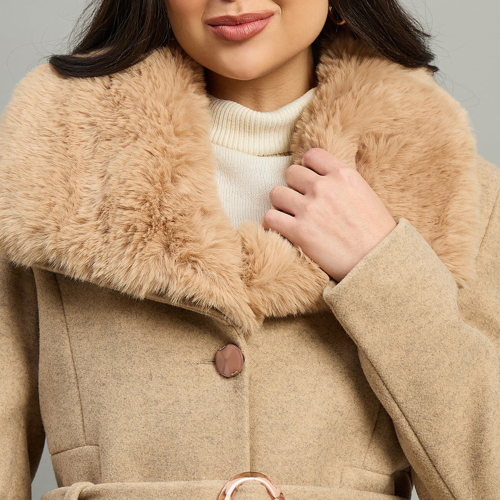Duke Women Full Sleeve Collared Neck Coat (SDZ4174C)