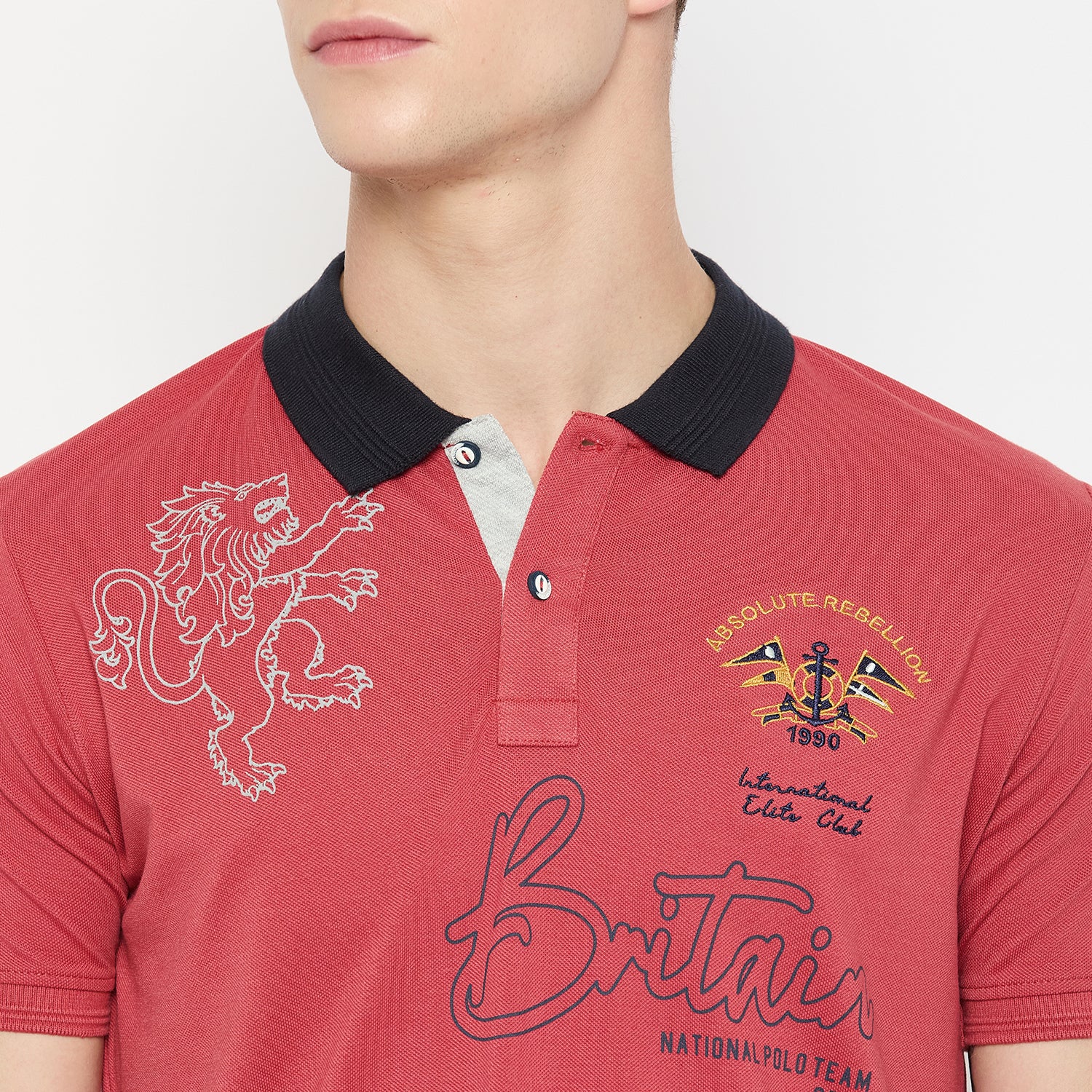 Duke Urban Men Half Sleeve Cotton Tshirt (LF5777)