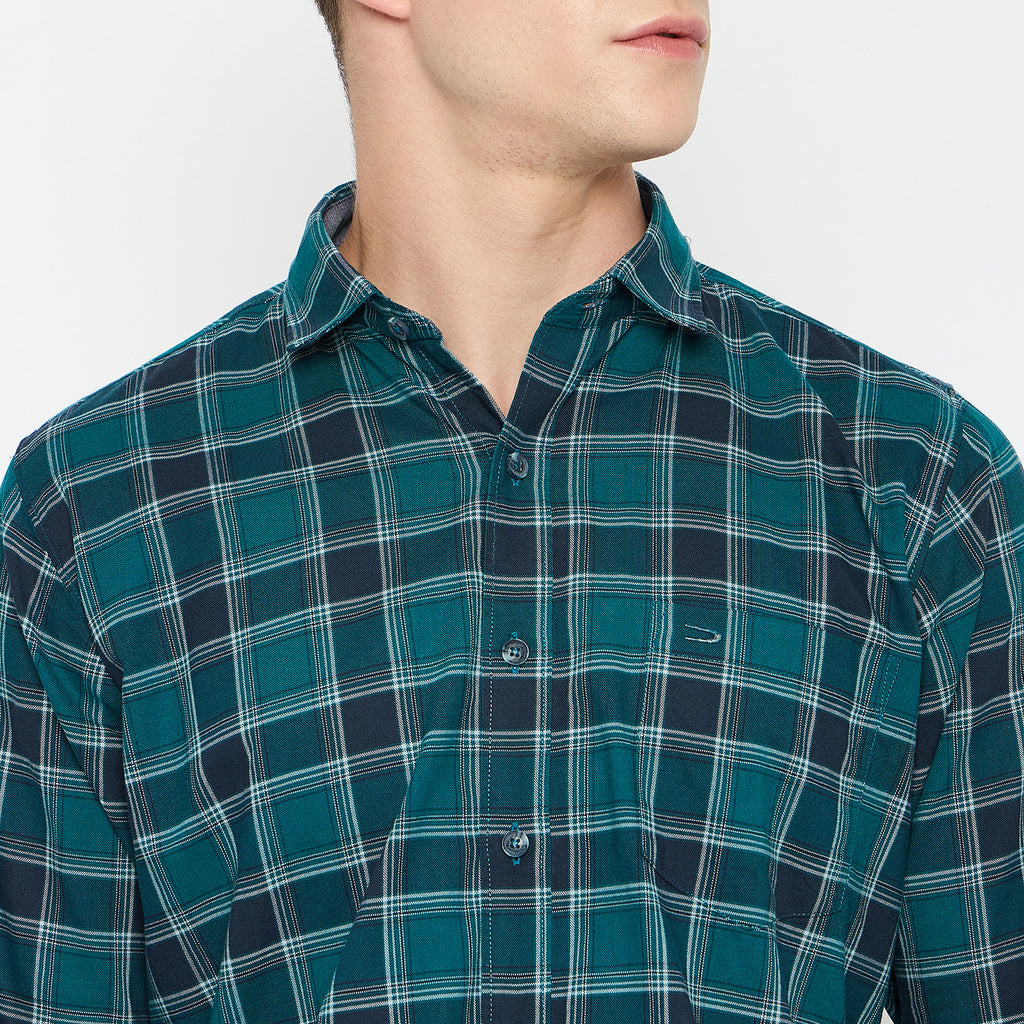Duke Urban Men Full Sleeve Cotton Shirt (SDO8CKAI)