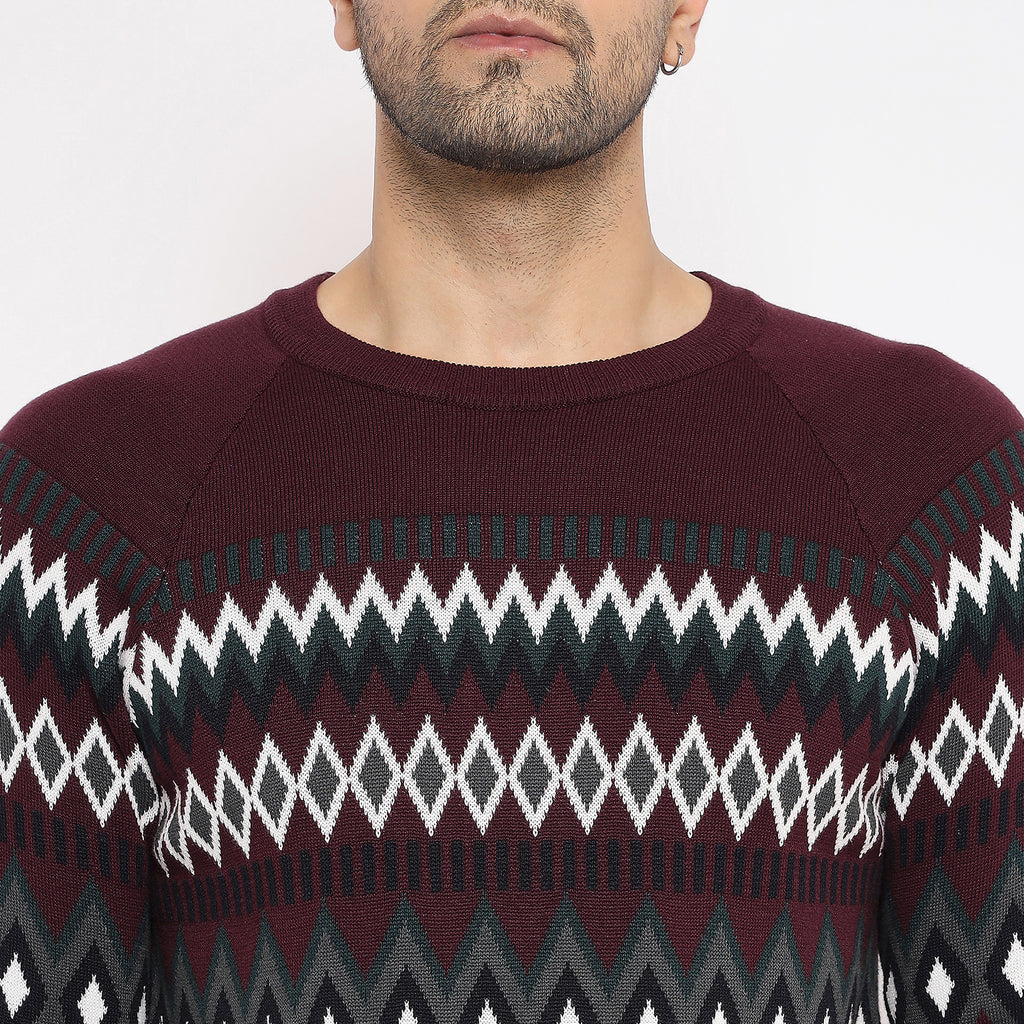 Duke Urban Men Full Sleeve Round Neck Pullover (SDS2186)