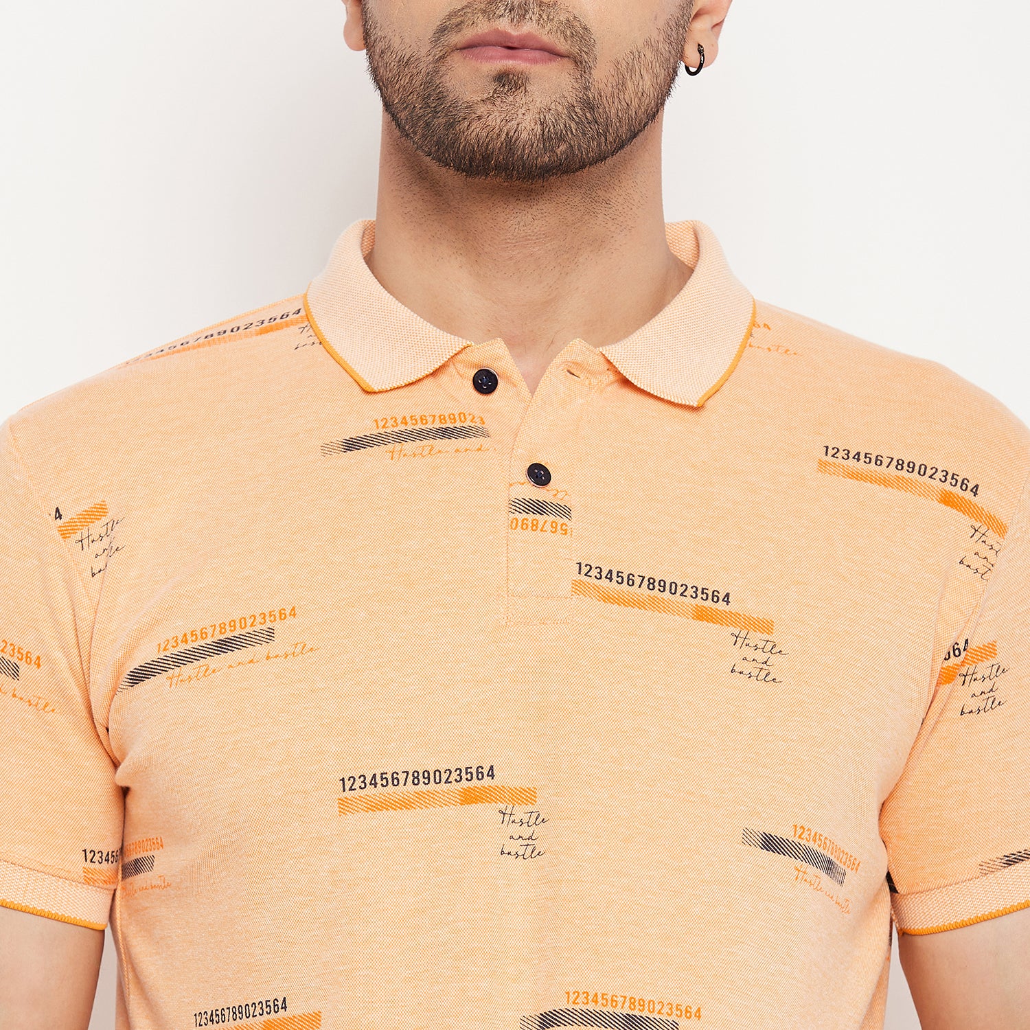 Duke Urban Men Half Sleeve Polo Neck Cotton T-shirt (LF5862)