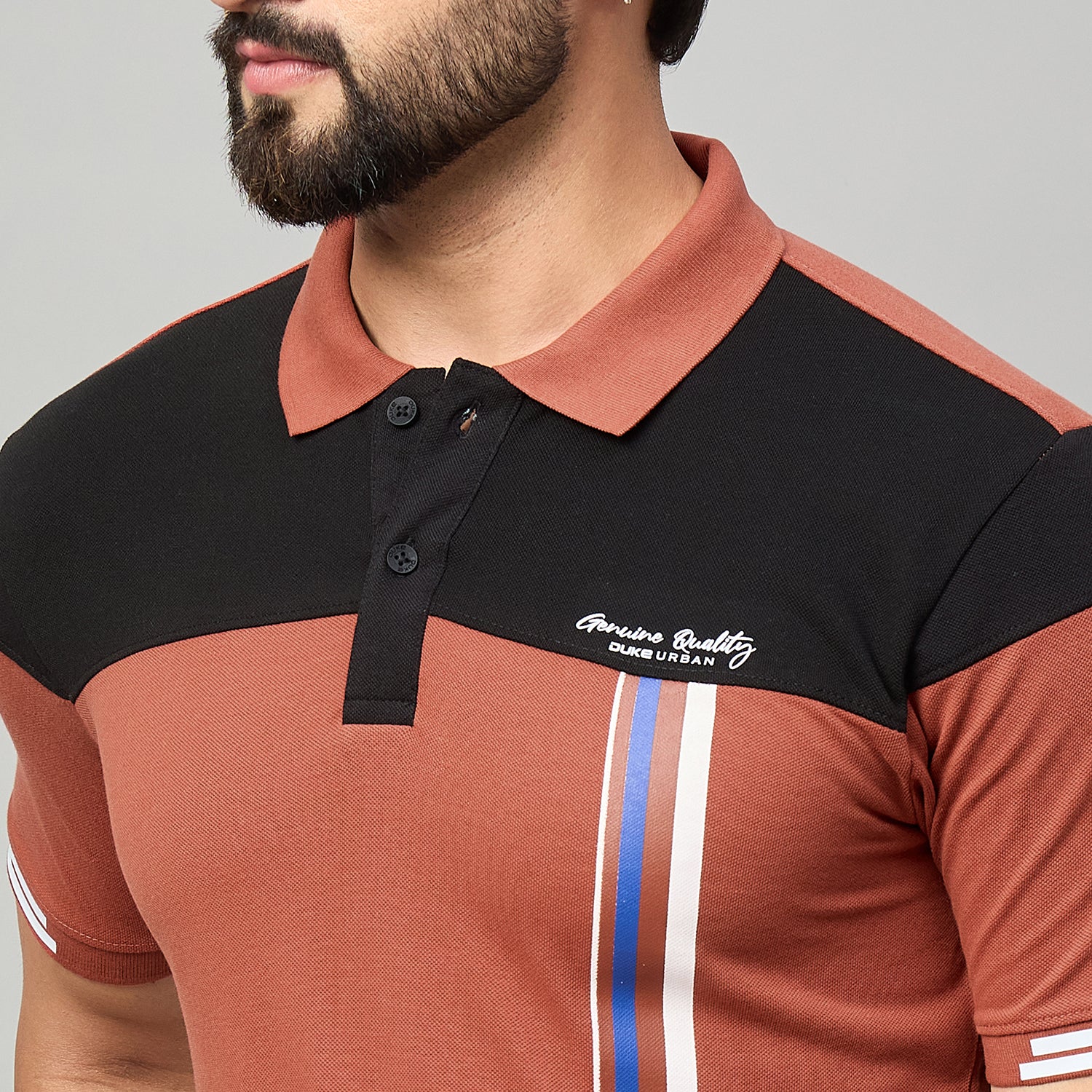 Duke Urban Men Half Sleeve Cotton Tshirt (LF7657)