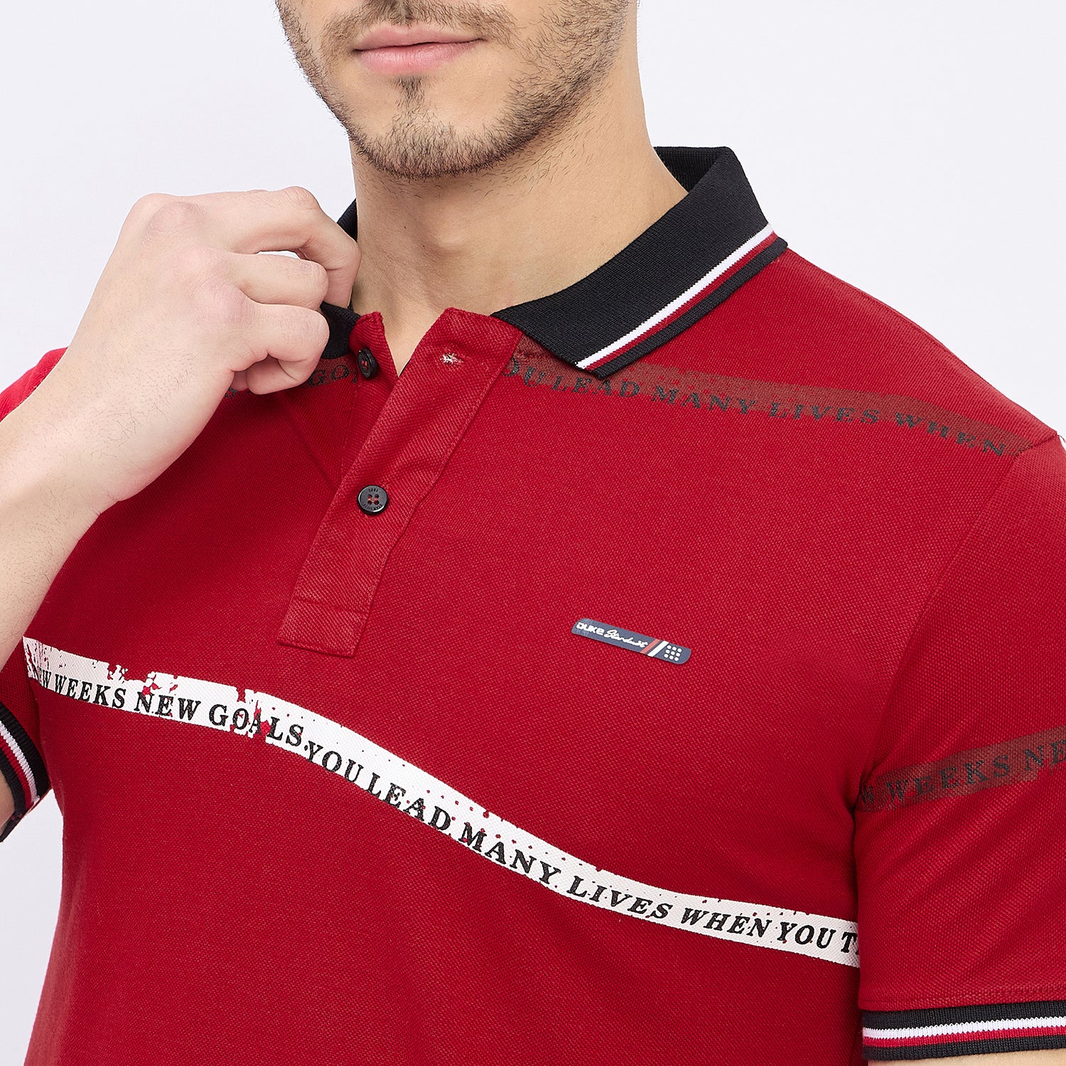 Duke Urban Men Half Sleeve Cotton T-shirt (LF7149)