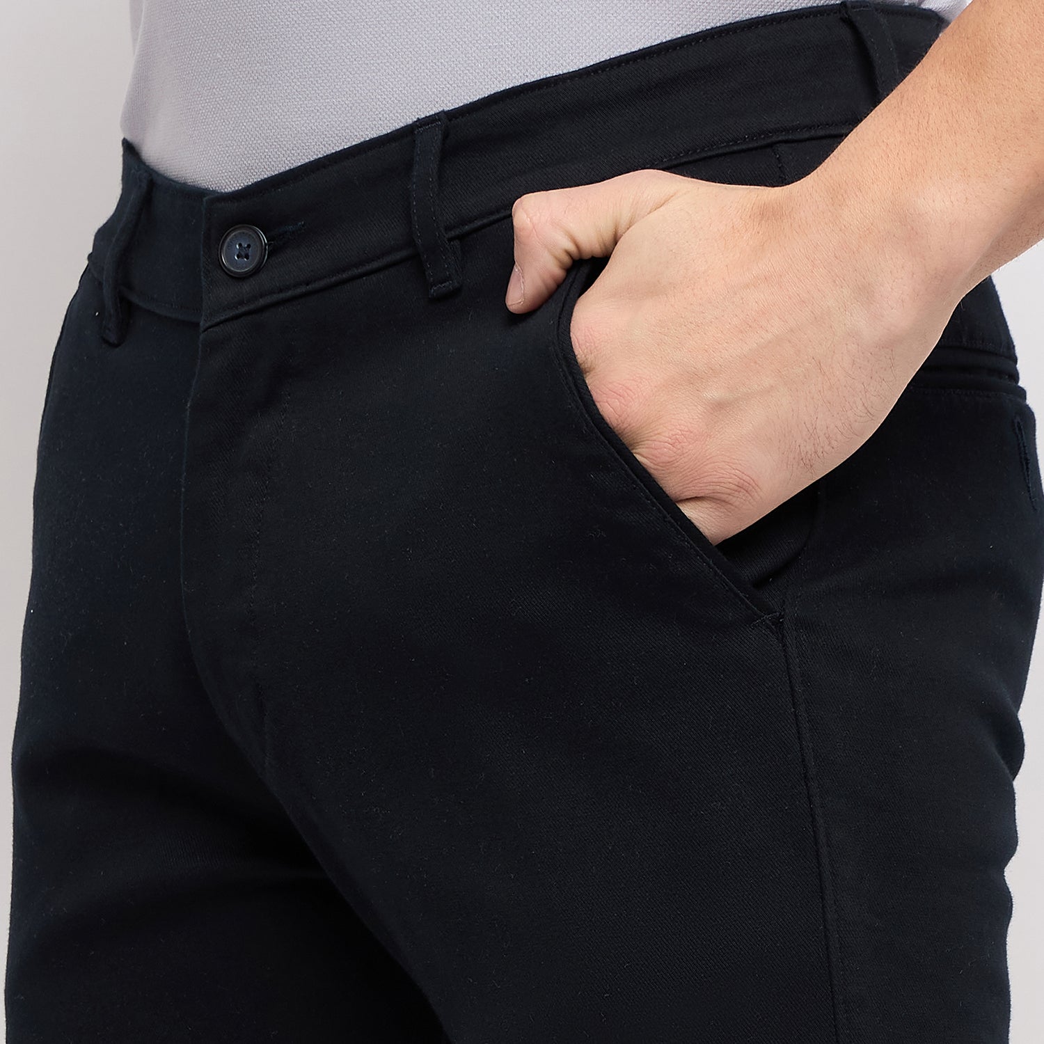 Duke Urban Men Flatfront Narrowfit Chinos Trousers (SDT4592)