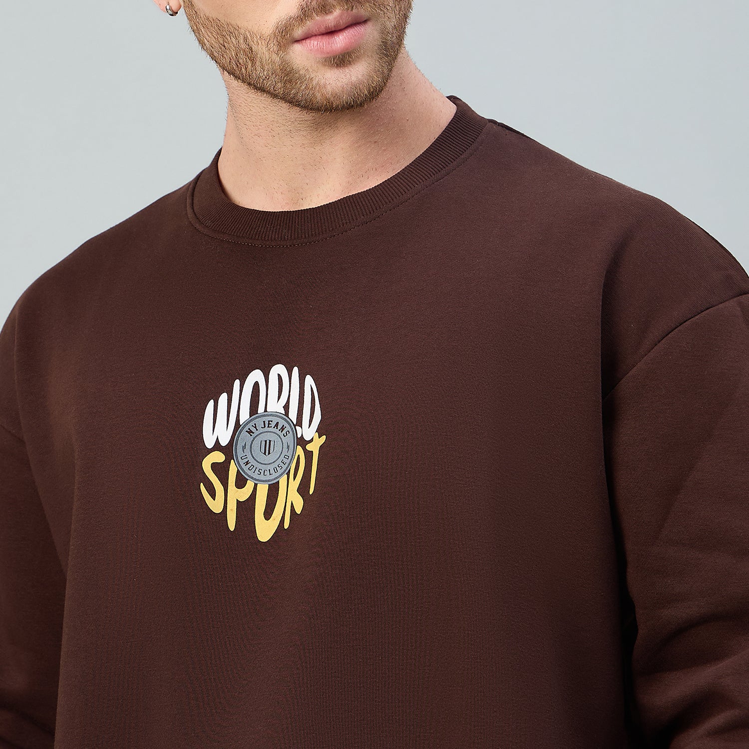 Duke Urban Men Round Neck Oversized Sweatshirt (LF6452)