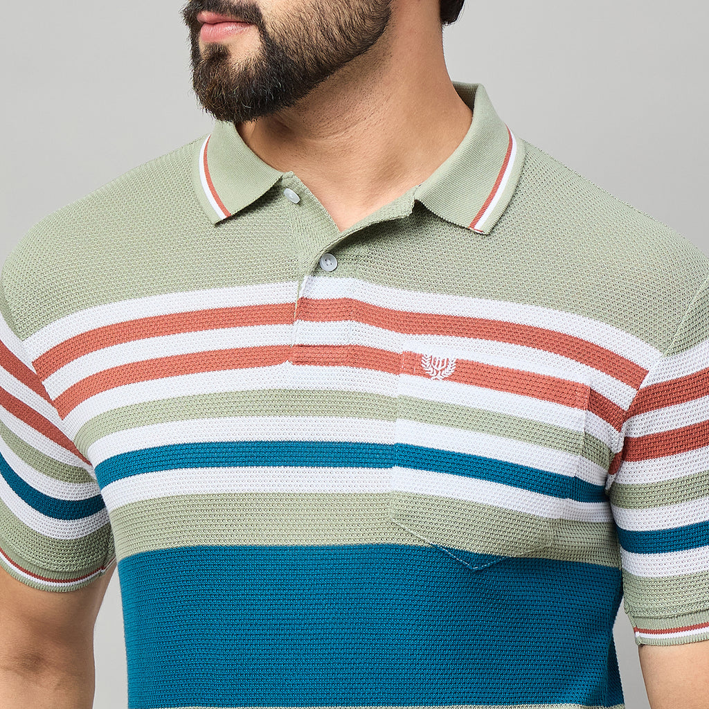 Duke Urban Men Half Sleeve Polo Cotton Tshirt (LF7649)