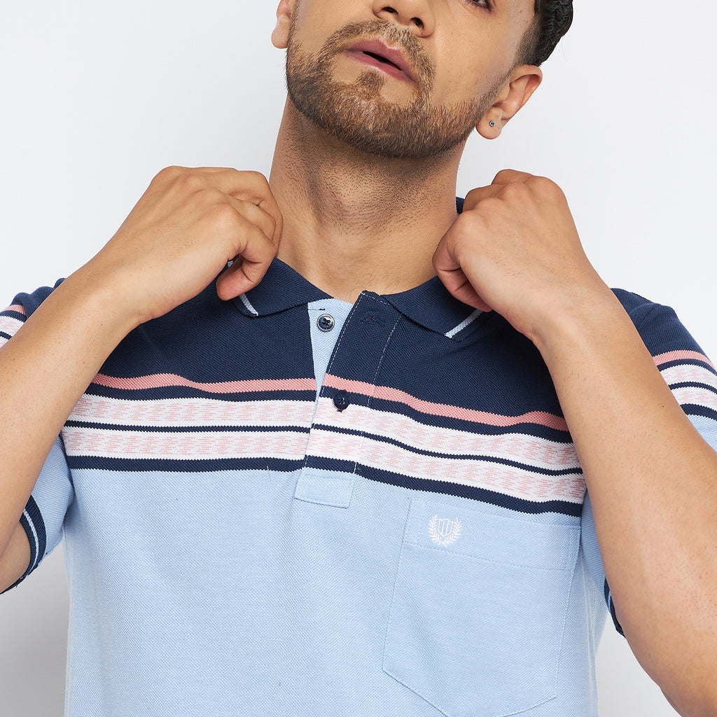 Duke Stardust Men Polo Neck Half Sleeve Cotton T-shirt (LF7074)