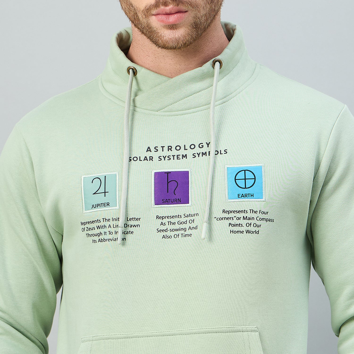 Duke Urban Men Cowl Neck Sweatshirt (LF6341)