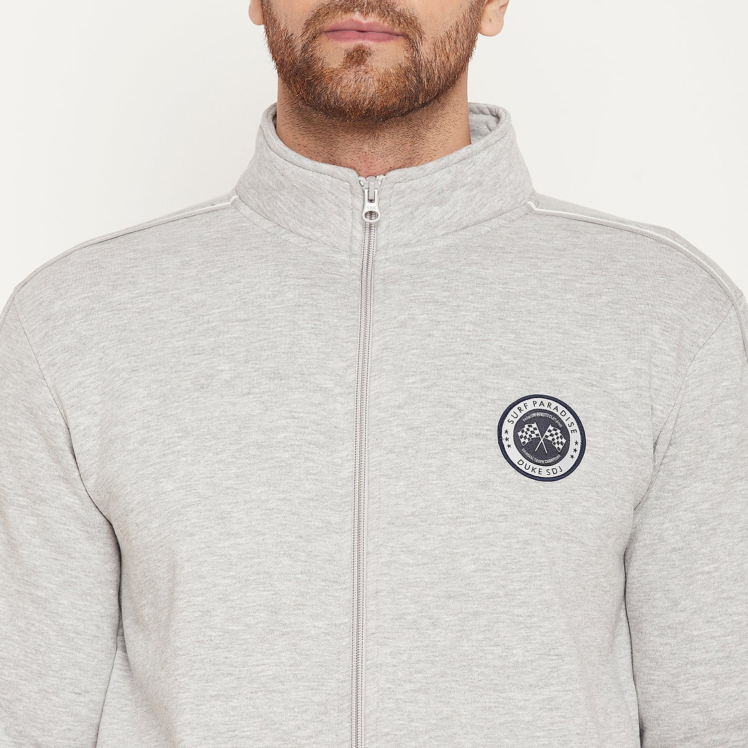 Duke Urban Men Solid Zipper Tracksuit (LF6030)