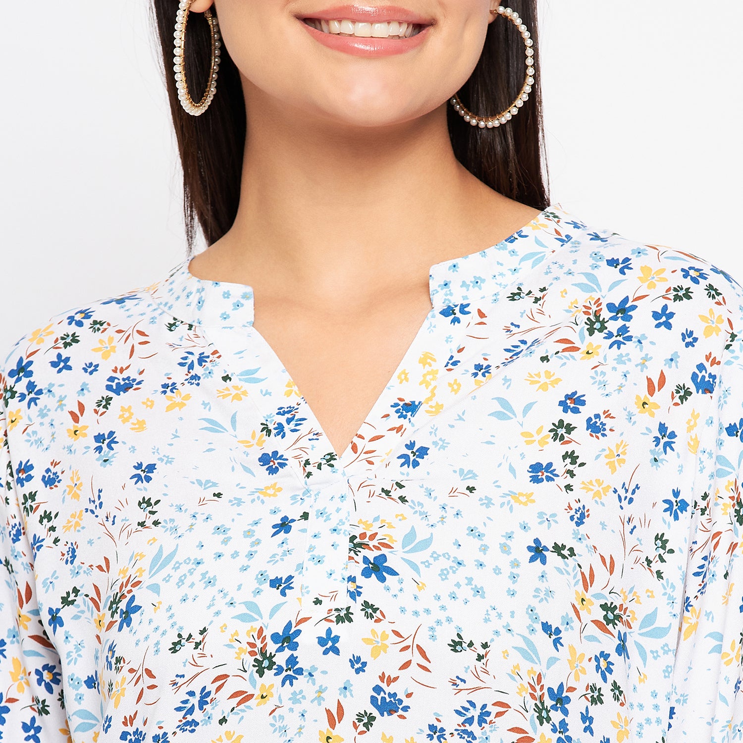Duke Stardust Women 3/4 Sleeve Printed Tunic (SDX4114)