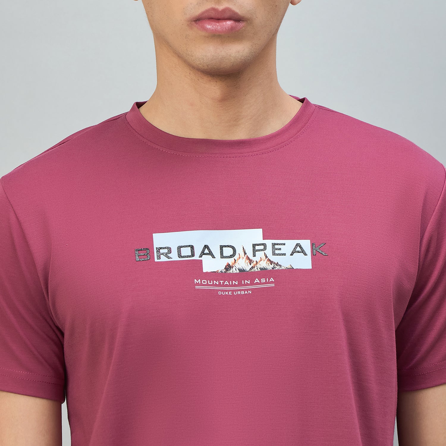 Duke Urban Men Solid Half Sleeve Round Neck Casual Tshirt (LF7524)