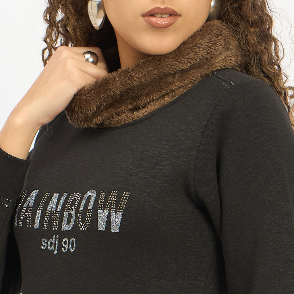 Duke Urban Women Full Sleeve Round Neck Sweatshirt (LFX947)