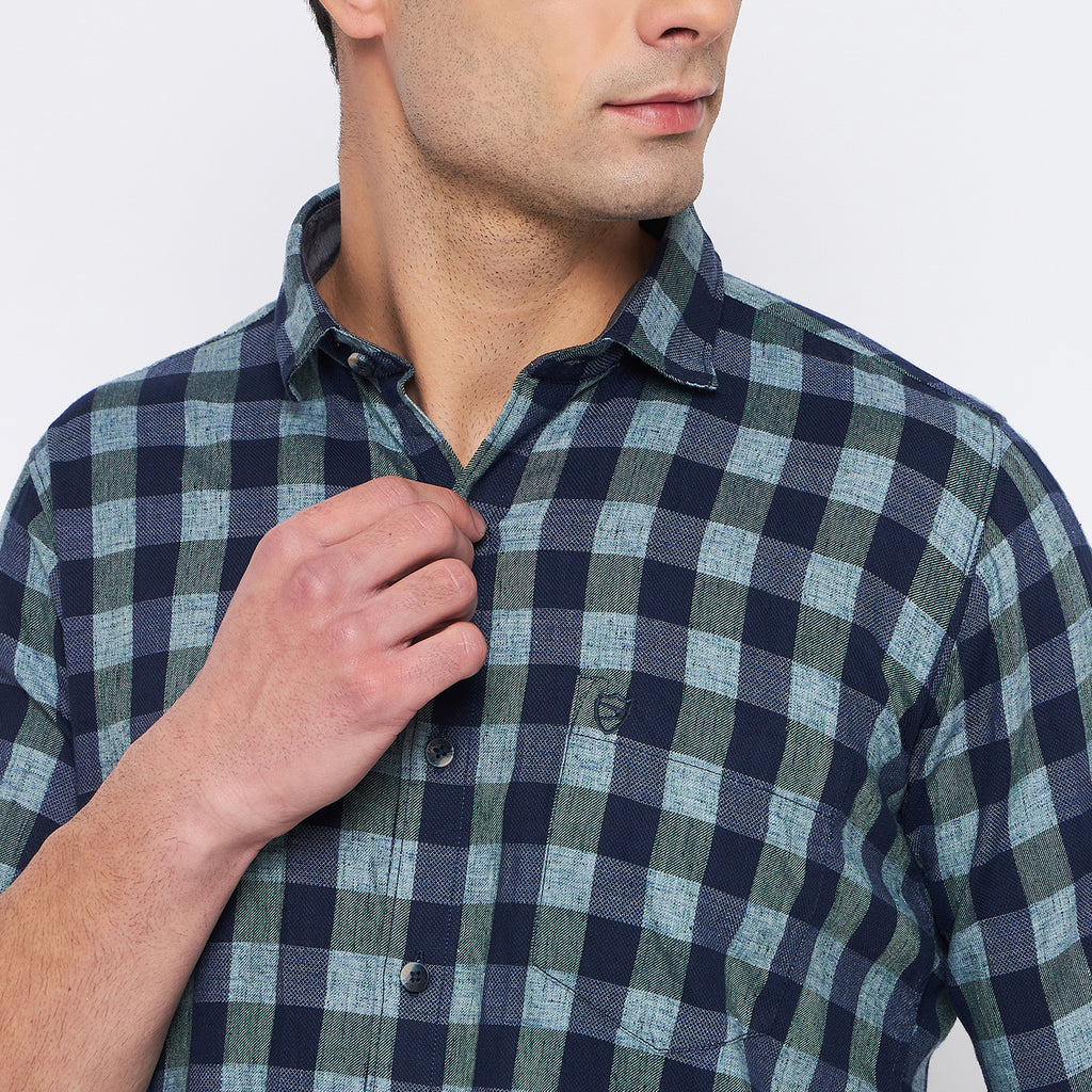 Duke Stardust Men Full Sleeve Cotton Shirt (SD8CKLA)
