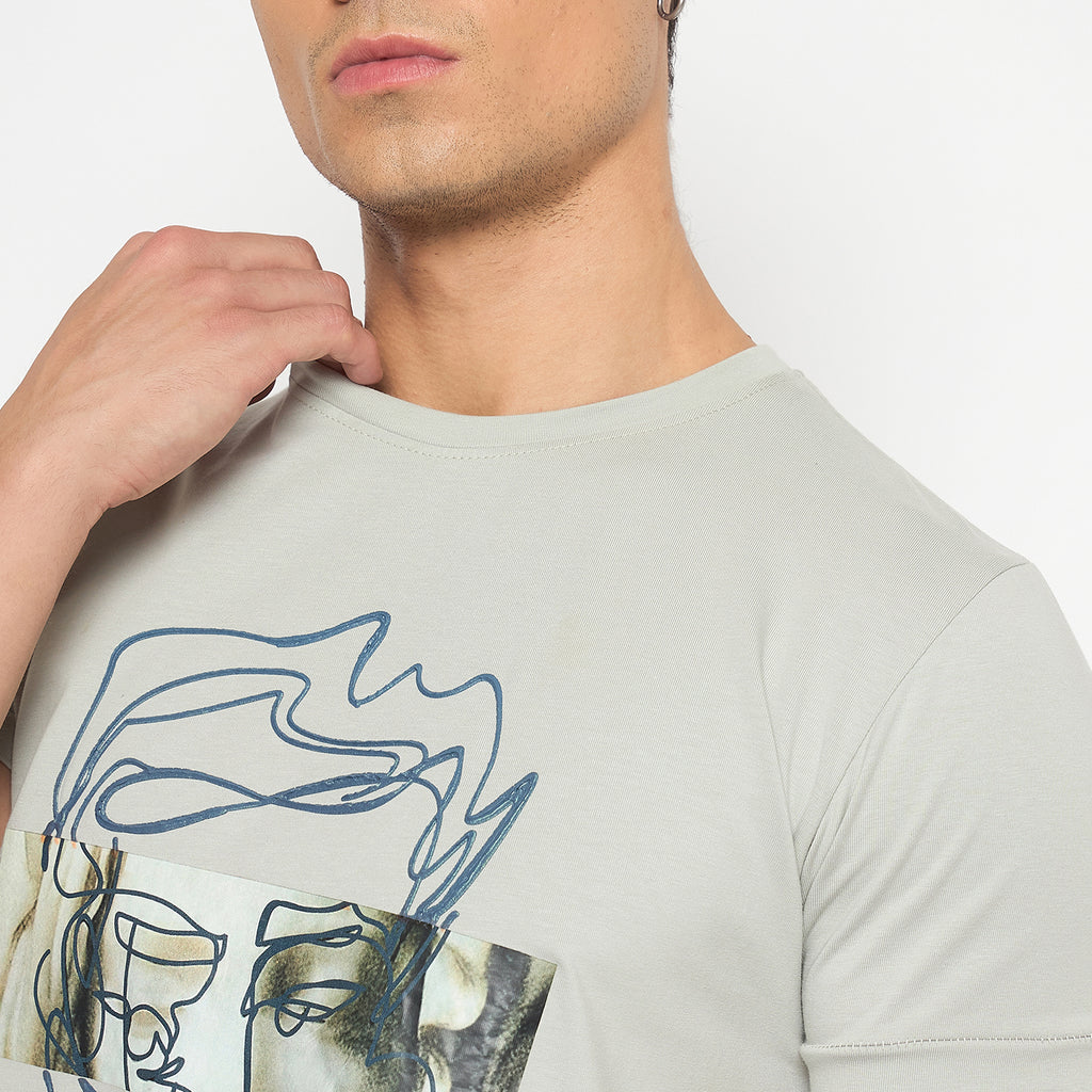 Duke Strardust Men Half Sleeve Cotton T-shirt (LF7048)