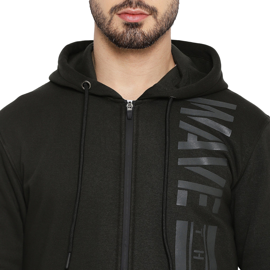 Duke Urban Men Hooded Zipper Sweatshirt (LF6133S)