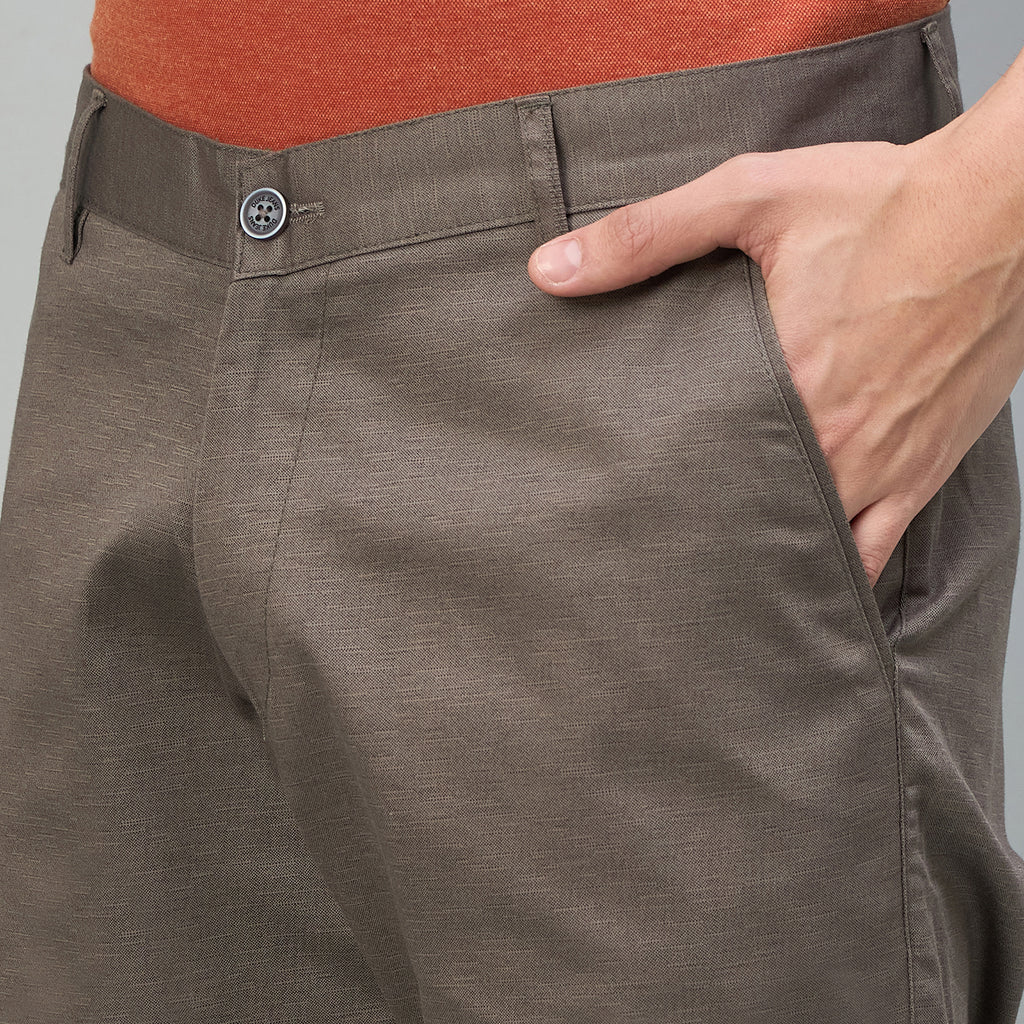 Duke Urban Men Flatfront Narrowfit Non-denim Casual Trouser (SDT4647)