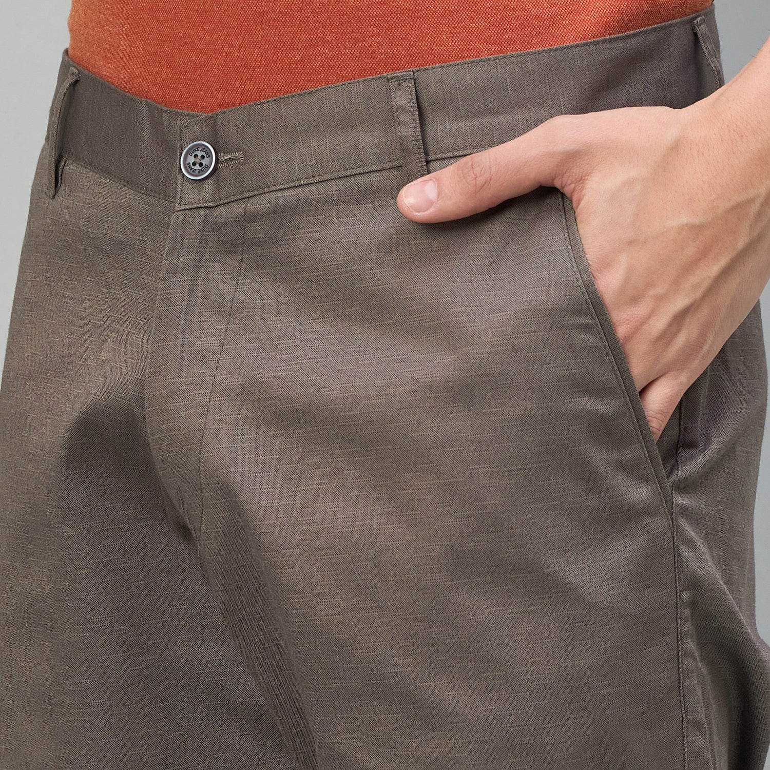 Duke Urban Men Flatfront Narrowfit Non-denim Casual Trouser (SDT4647)