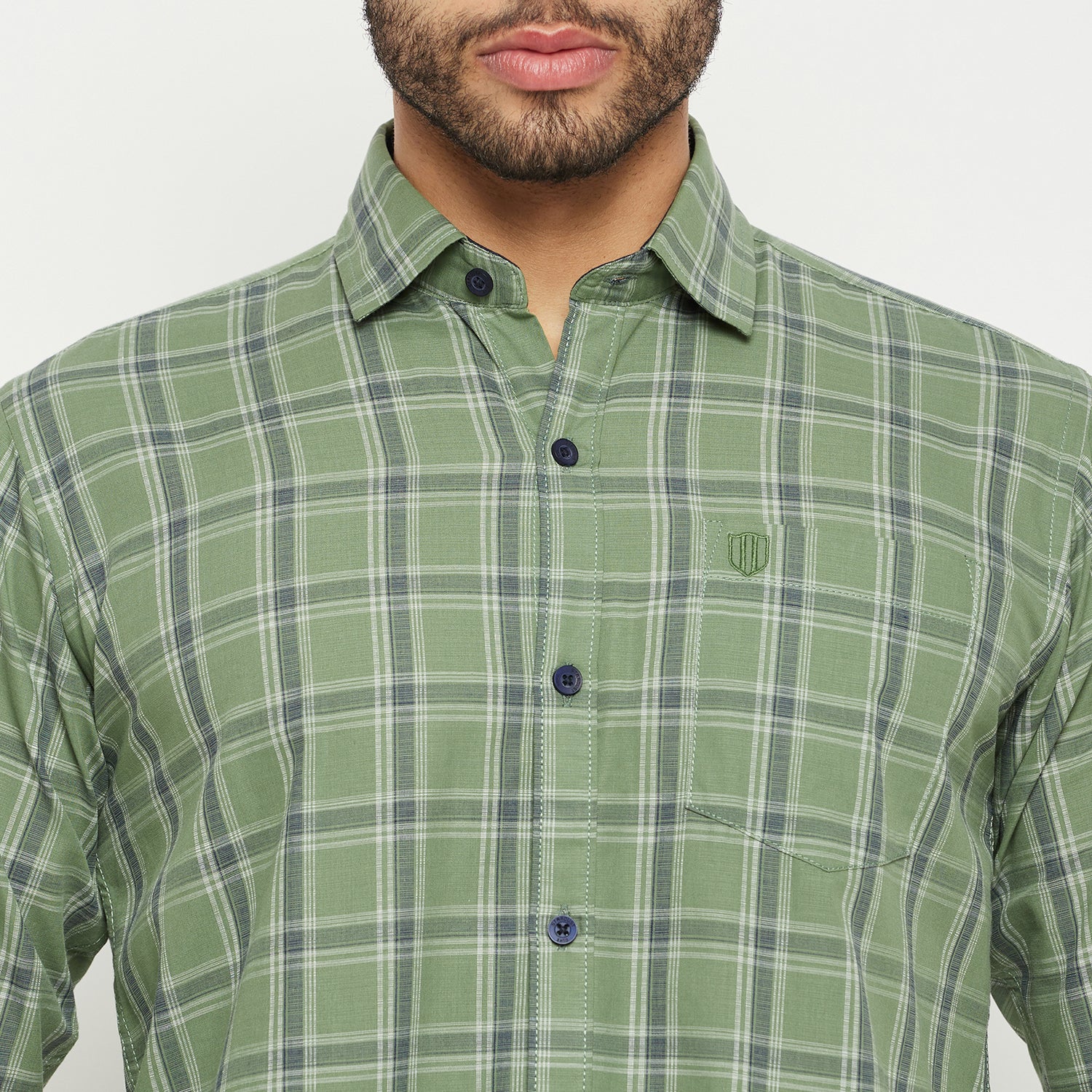 Duke Men Stardust Cotton Full Sleeve Shirt (SDO5KCK)