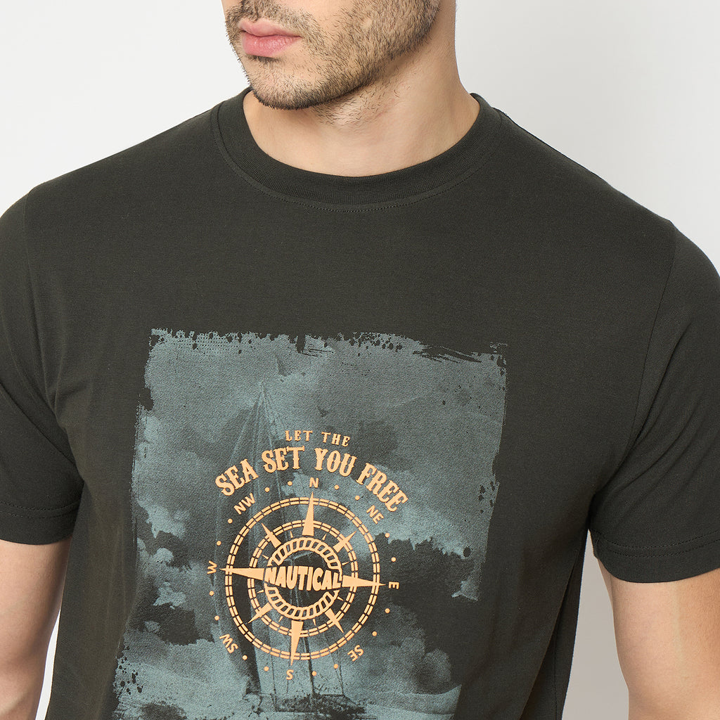 Duke Urban Men Half Sleeve Cotton Tshirt (LF7493)