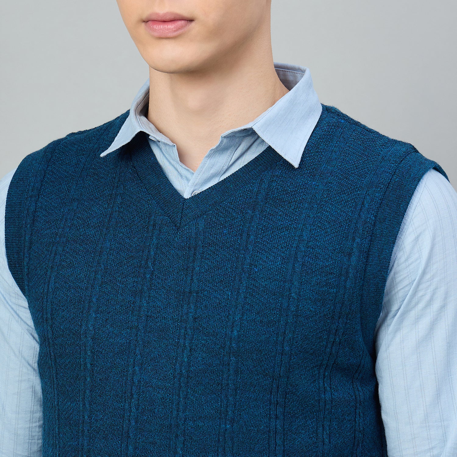 Duke Urban Men Sleeveles V Neck Reversible Sweater (SDS2292)