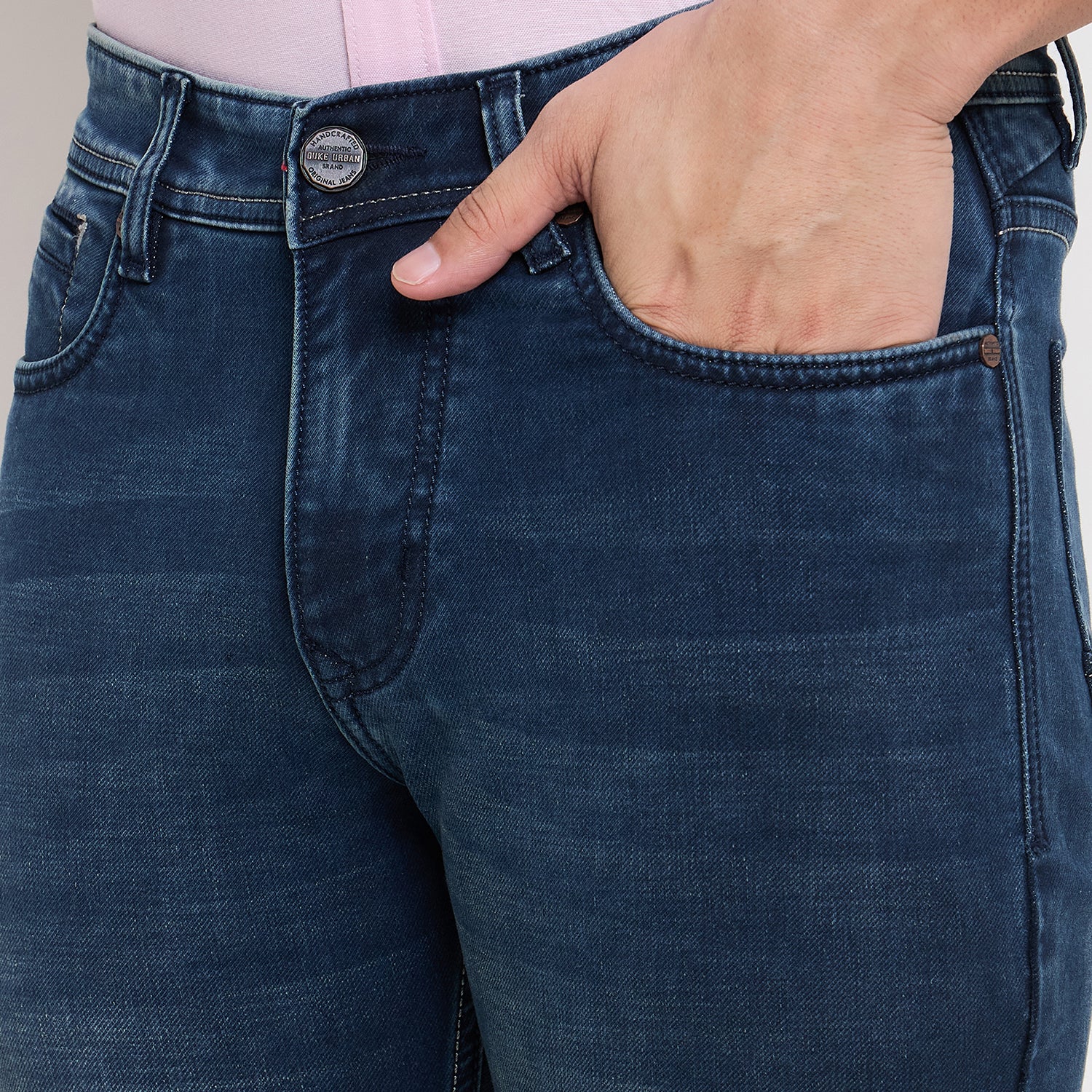 Duke Urban Men Comfort Fit Stretchable Jeans (SDD5660C)